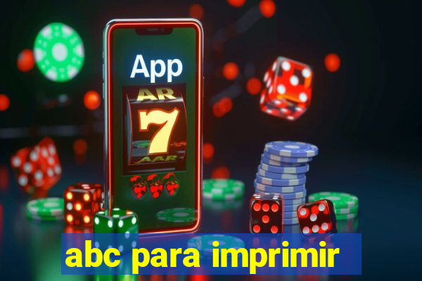 abc para imprimir